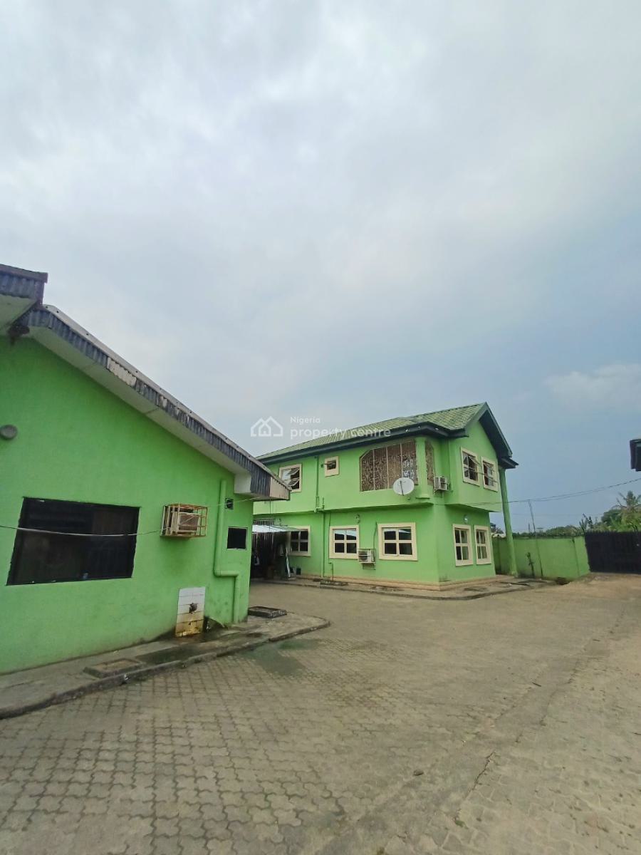 5 Bedroom Duplex with 3 Bedroom Bq, Ozuoba, Port Harcourt, Rivers, Detached Duplex for Sale