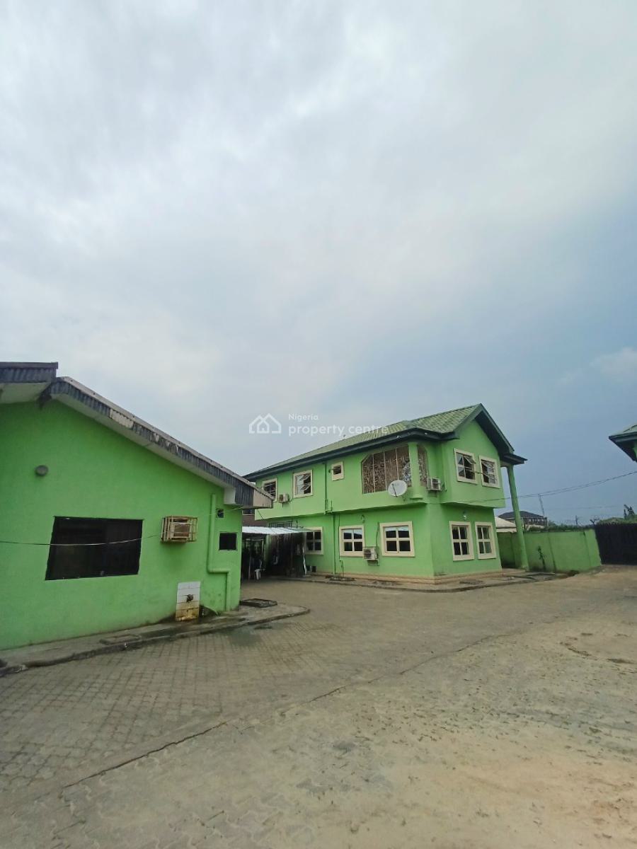 5 Bedroom Duplex with 3 Bedroom Bq, Ozuoba, Port Harcourt, Rivers, Detached Duplex for Sale