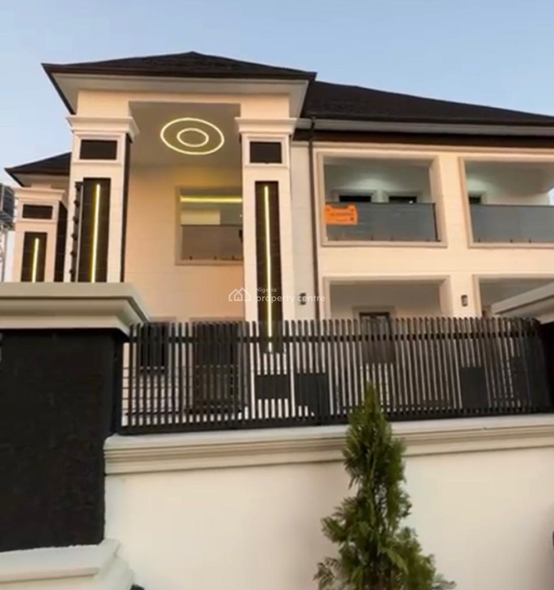 a Detached 5 Bedrooms Duplex with 2 Rooms Bq and Gate House, By Sunnyvale Estate, Dakwo, Abuja, Detached Duplex for Sale