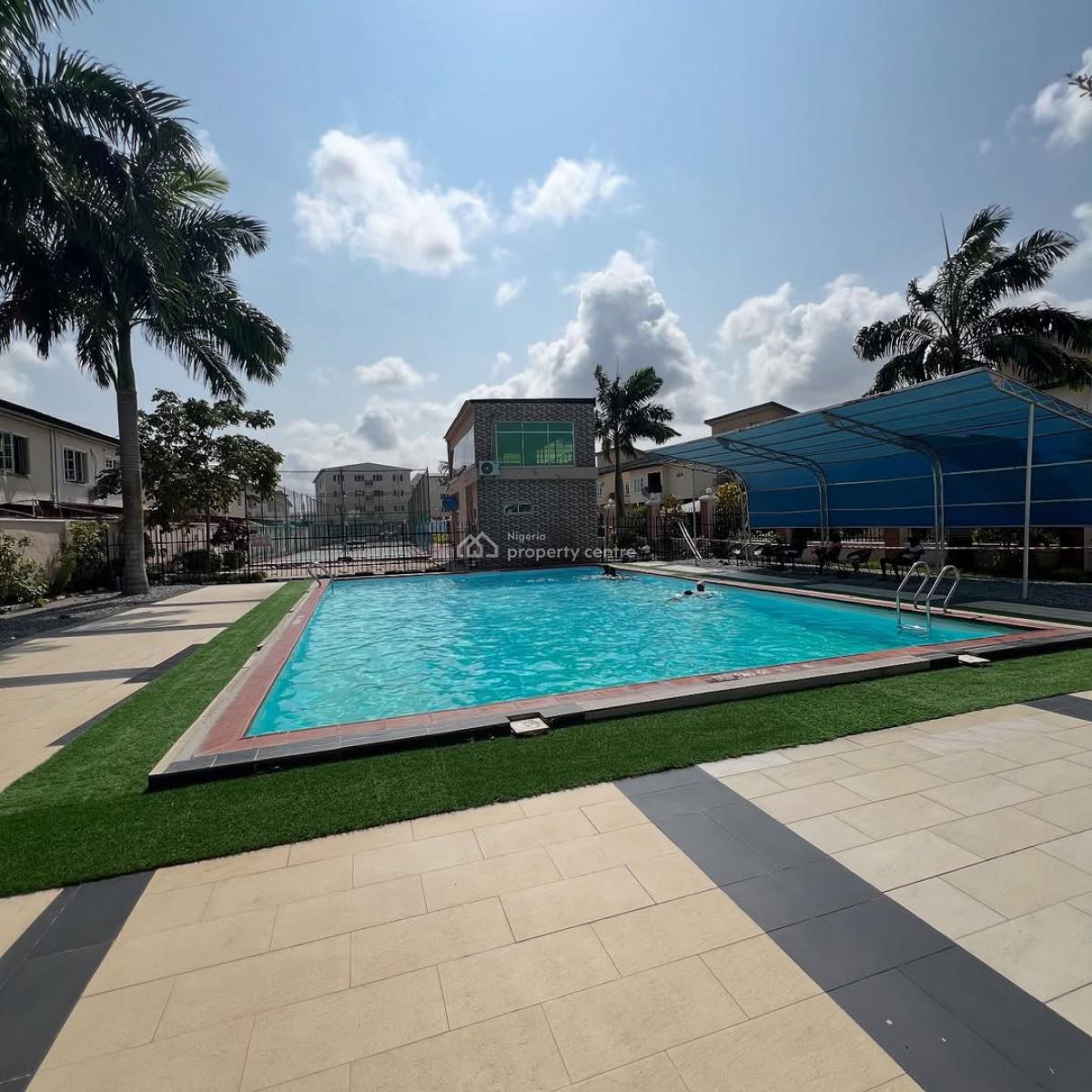 3bed & Bq Semi-detach & Swimming Pool (self Compound), Behind Lagos Business School (lbs) Off Abraham Adesanya, Ajah , Lekki, Lekki, Lagos, Semi-detached Duplex for Sale