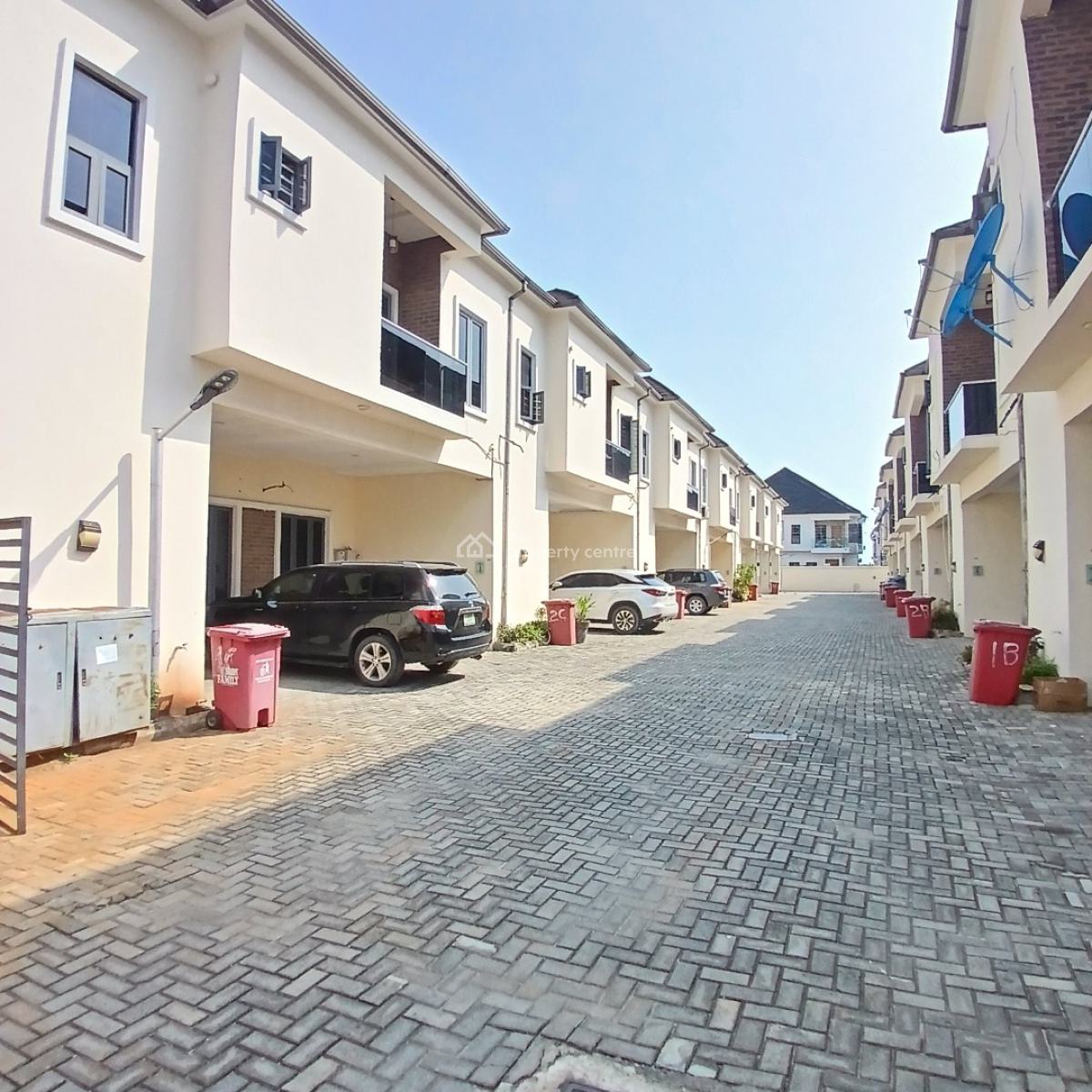 Affordable 4 Bedroom Terrace Duplex Within a Call to Access Estate, Chevron Toll Gate, Orchid Road, Lekki, Lagos, Terraced Duplex for Rent