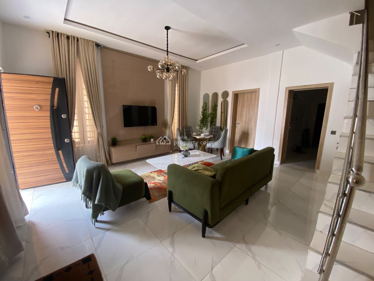 Luxury 4 Bedroom Duplex, Behind Lagos Business School, Ajah, Lagos, Terraced Duplex for Sale