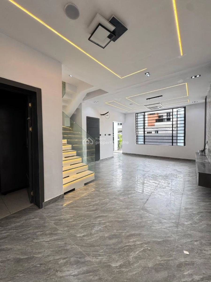 Stunning 4  Bedroom Semi-detached Triplex with a Bq, Orchid Road, Lekki, Lekki, Lagos, Semi-detached Duplex for Sale