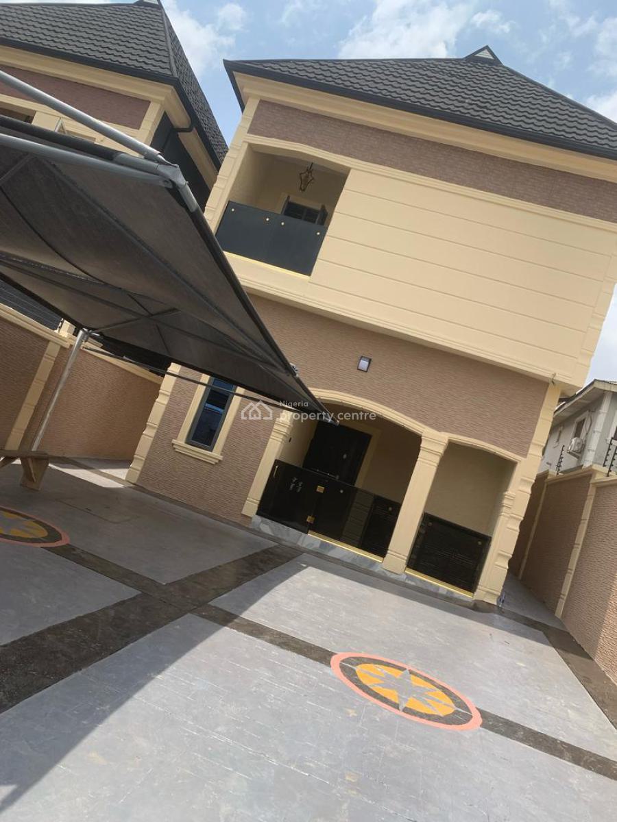 4 Bedroom Duplex with a Room Bq Inside an Estate at Ogba Ikeja Lagos, Inside an Estate at Ogba Ikeja Lagos, Ogba, Ikeja, Lagos, Detached Duplex for Sale