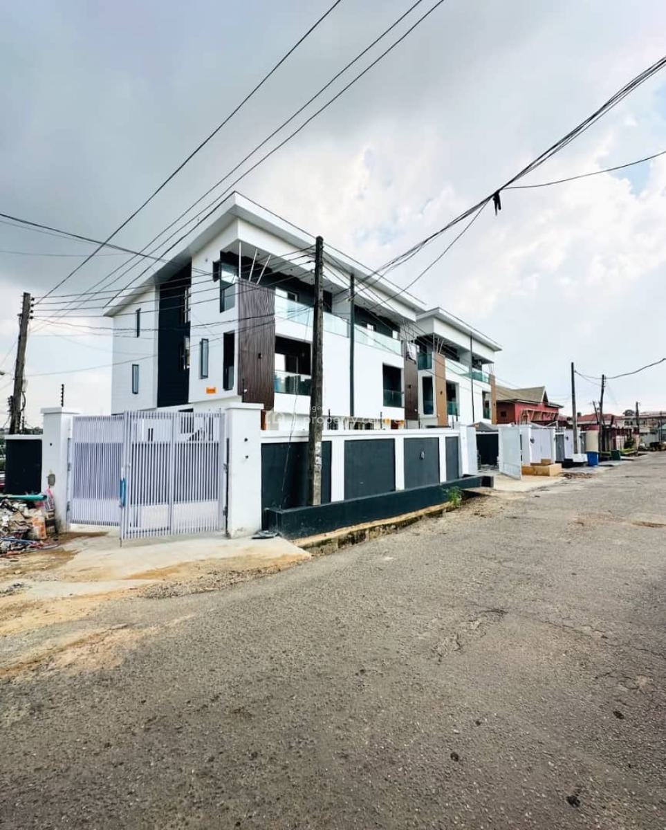 Spaciously Built 5 Bedroom Semi Detached Duplex with Bq in Secure Esta, Adeniyi Jones, Ikeja, Lagos, Semi-detached Duplex for Sale