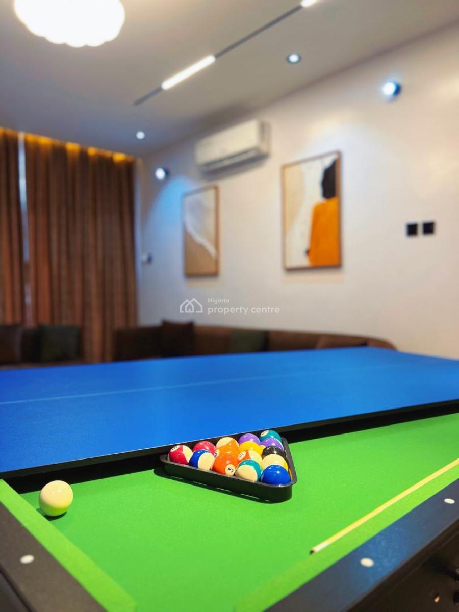 Beautiful 3 Bedroom Apartment with Ps5 and Snooker, Chevron Lekki Lagos, Lekki, Lagos, Terraced Duplex Short Let