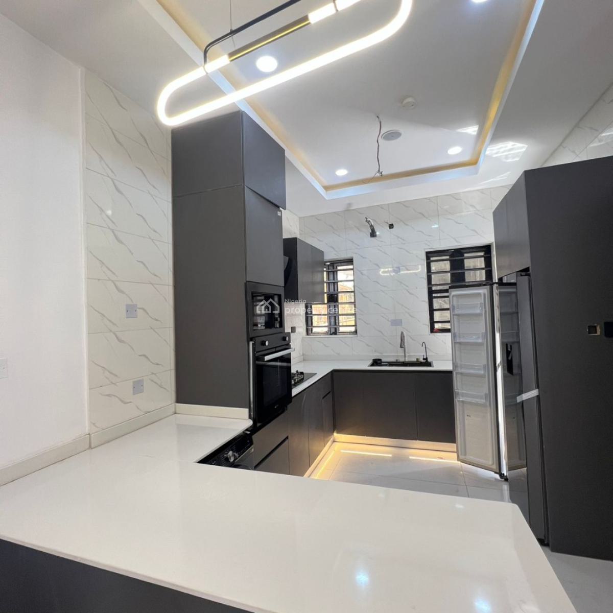 Newly Built 4 Bedroom Fully Detached Duplex with Pool, Sangotedo, Ajah, Lagos, Detached Duplex for Sale