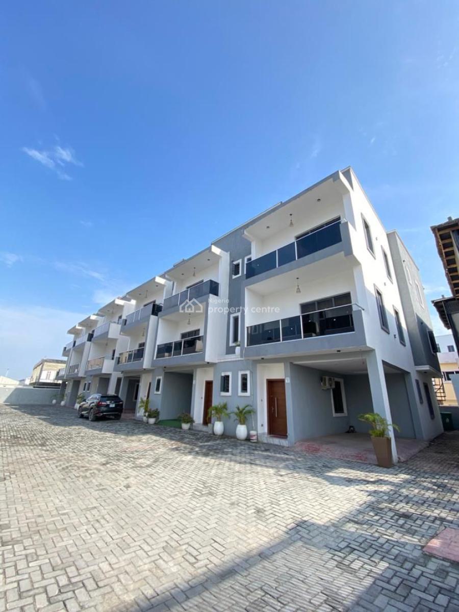 Tastefully Designed 4 Bedroom Terraced Duplex with Bq., Ikate, Lekki, Lagos, Terraced Duplex for Sale