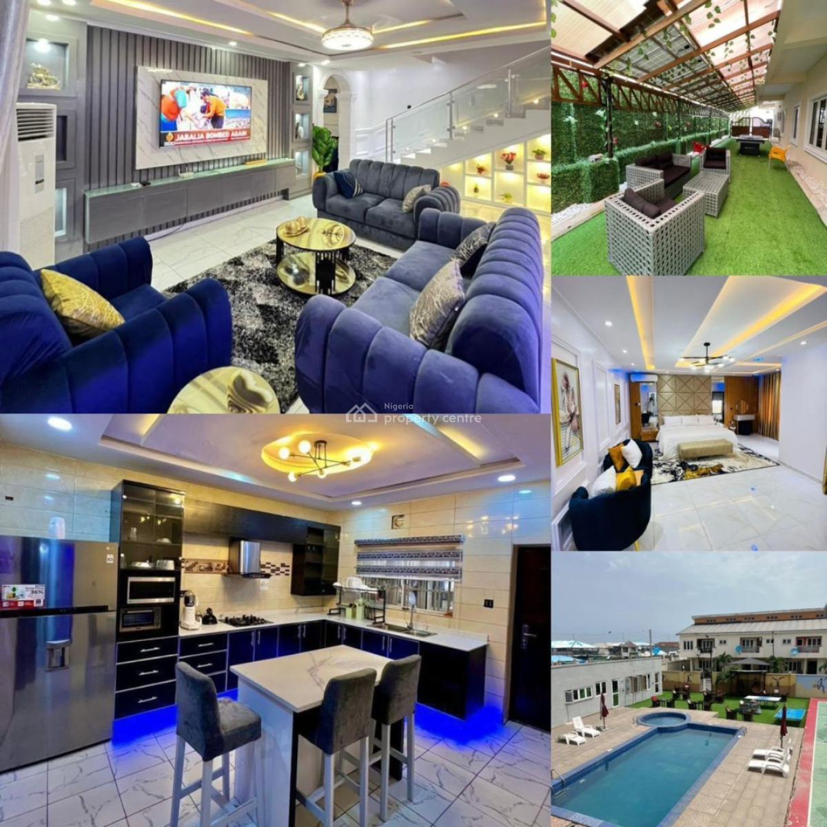 5 Bedroom Fully Detached with Snooker, Pool and Ps5, Ikate Elegushi, Lekki, Lagos, House Short Let