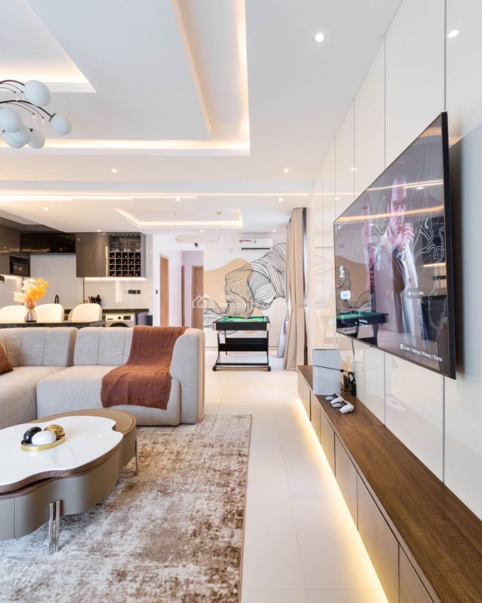 Luxurious 2bedroom Self Compound Mansion with a Private Swimming Pool, Lekki Phase 1, Lekki, Lagos, Flat / Apartment Short Let