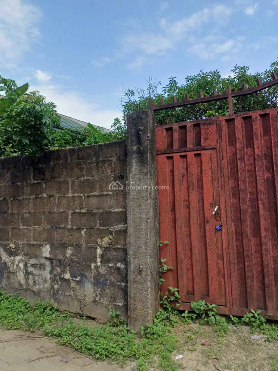 Fenced 1 and Half Plots of Land, Nta Road, Ozuoba, Port Harcourt, Rivers, Residential Land for Sale