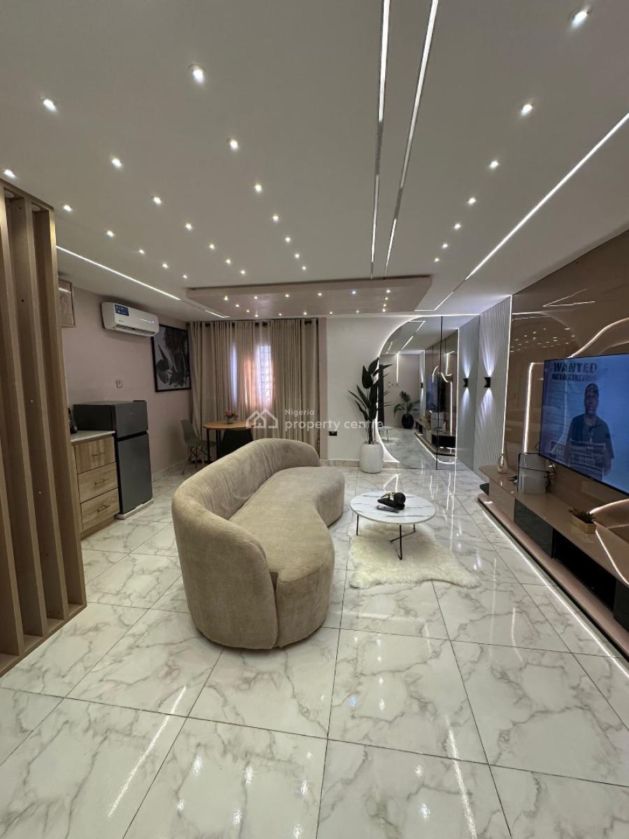 Brand New Smart Luxury  1bedroom Maisonette Apartment with Water-, Lekki Phase 1, Lekki, Lagos, Flat / Apartment Short Let