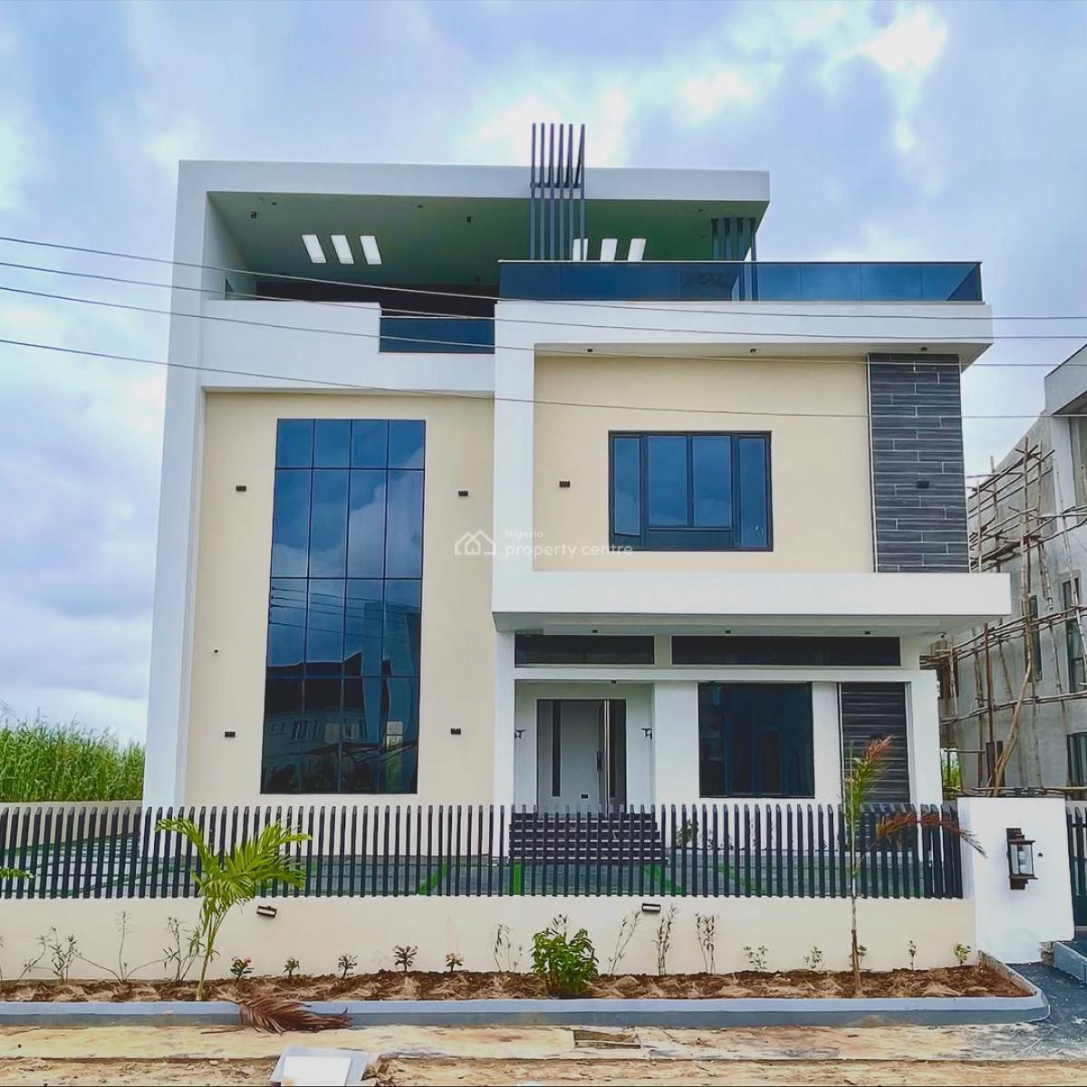 6bedroom Duplex with Swimming Pool, Elevator, Cinema, Rooftop, 2bq, Northern Foreshore Chevron, Lekki, Lagos, Detached Duplex for Sale