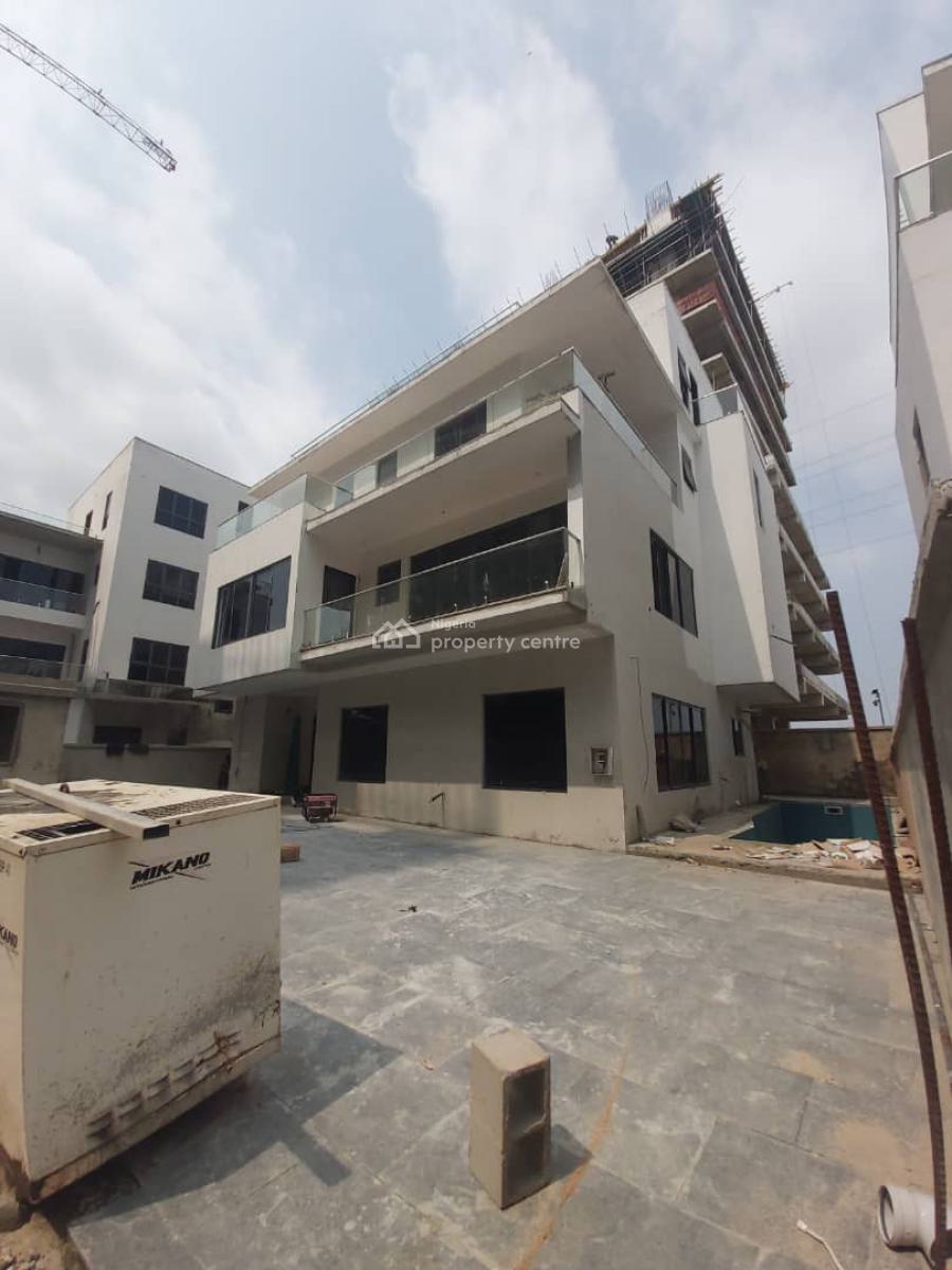 Waterview Fully Automated Enthra 5bedroom fully Detached Duplex, Cinema -home Office  -gym -swimming Pool  -central Ac  -elevator, Banana Island, Ikoyi, Lagos, Detached Duplex for Sale