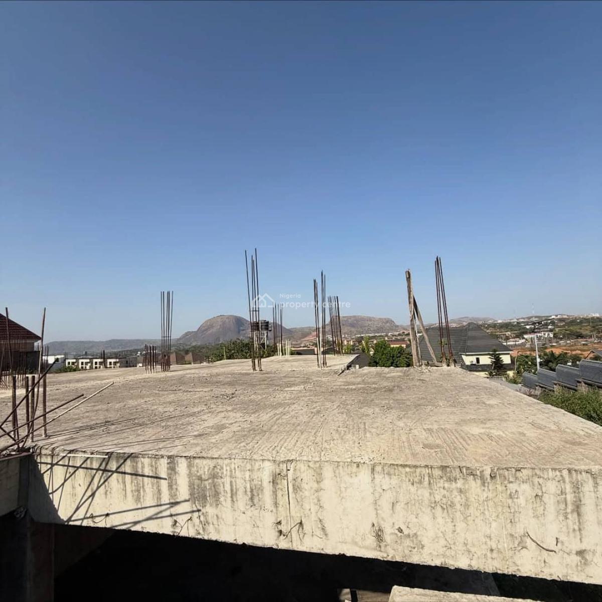 Beautiful 2200 Sqm Residential Plot with an Uncompleted Structures, Asokoro District, Abuja, Residential Land for Sale