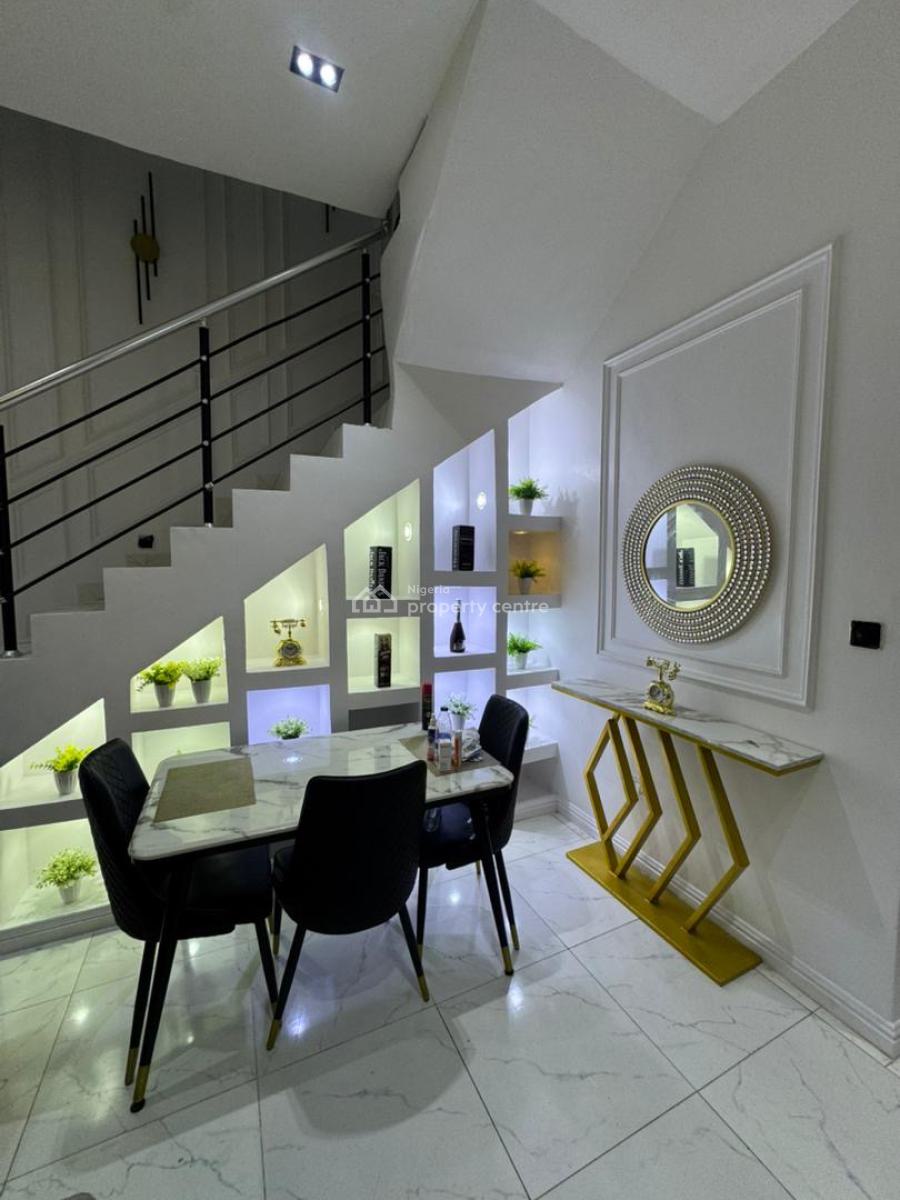 Furnished 4 Bedrooms Terrace Duplex with Bq, Chevron Toll Gate, Lekki, Lagos, Terraced Duplex for Sale