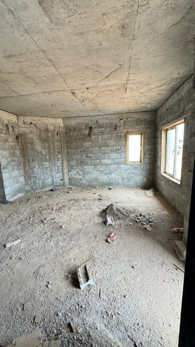 Distress Semi Finished 4 Bedroom Terrace Duplex with Bq, Brains and Hammers Estate, Life Camp, Abuja, Terraced Duplex for Sale