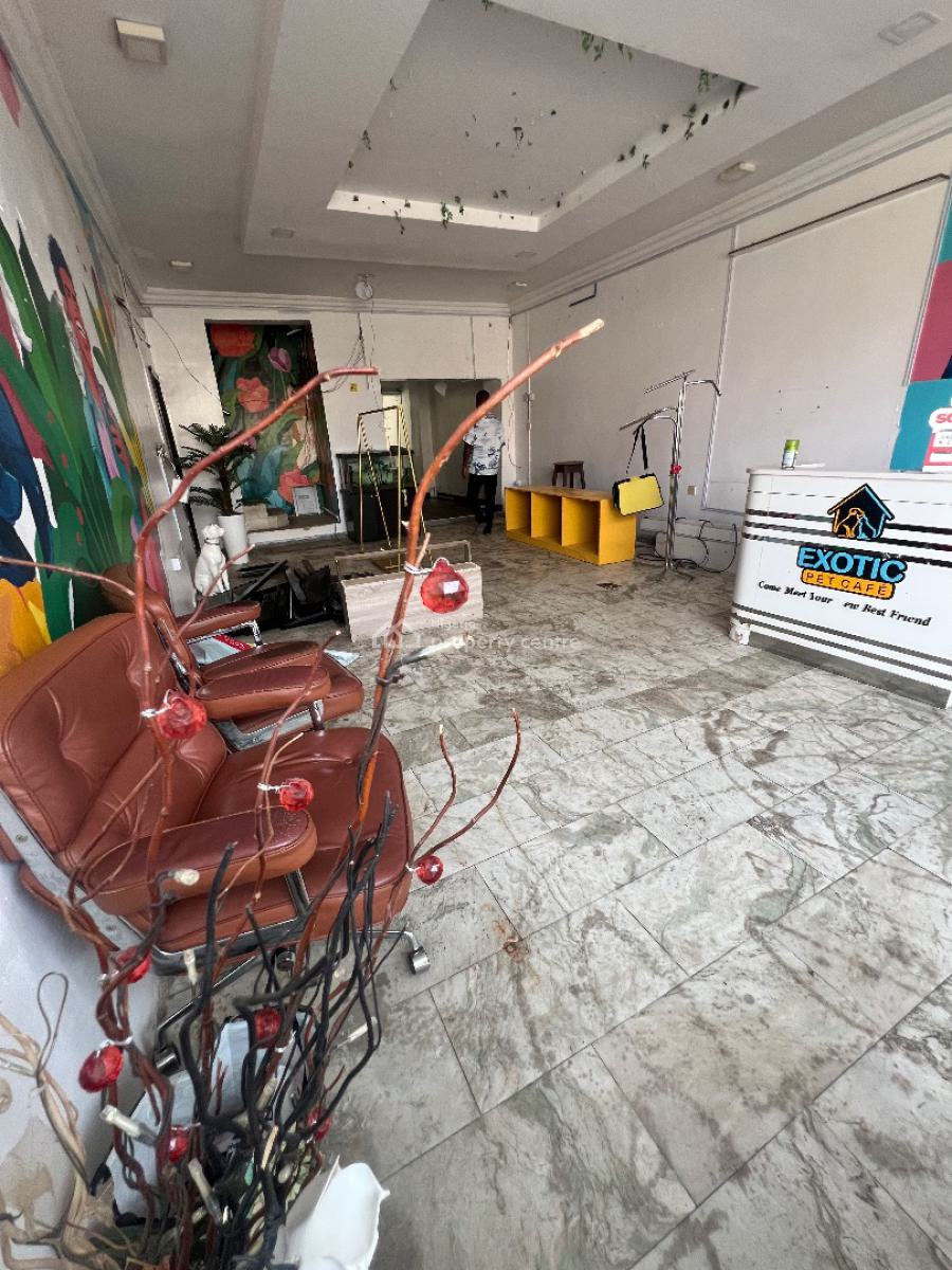 150sqm Shop Space Ground Floor Facing Road, Emmanuel Abimbola Cole, Lekki Phase 1, Lekki, Lagos, Shop for Rent
