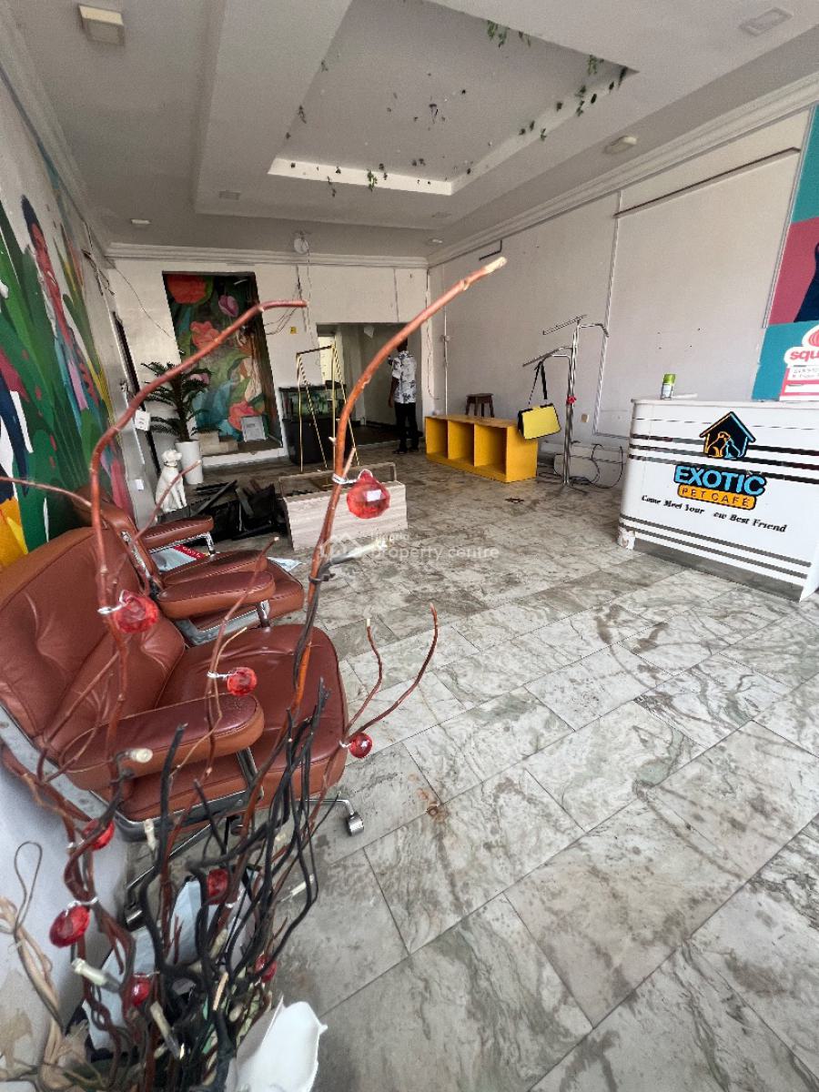 150sqm Shop Space Ground Floor Facing Road, Emmanuel Abimbola Cole, Lekki Phase 1, Lekki, Lagos, Shop for Rent