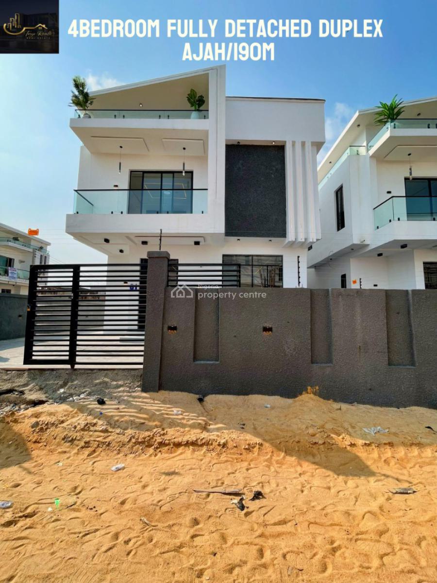 Luxurious 4 Bedroom Fully Detached Duplex, Ajah, Lekki Phase 2, Lekki, Lagos, Detached Duplex for Sale