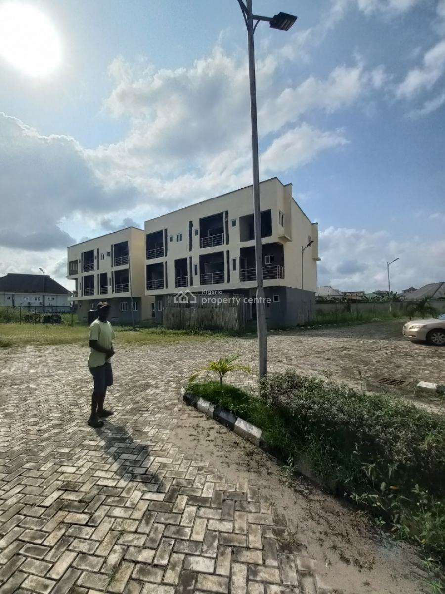 Newly Built 4 Bedroom Terrace Duplex (semi-carcass), Off G.u Akeh Road, Eliozu, Port Harcourt, Rivers, Terraced Duplex for Sale