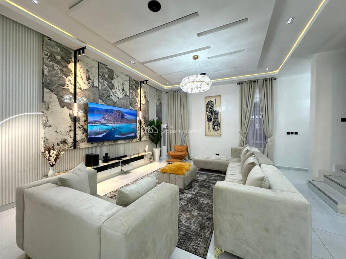 Lux 4bedroom Apartment in Ajah, Lekki Palm City Estate, Ajah, Lagos, Detached Duplex Short Let