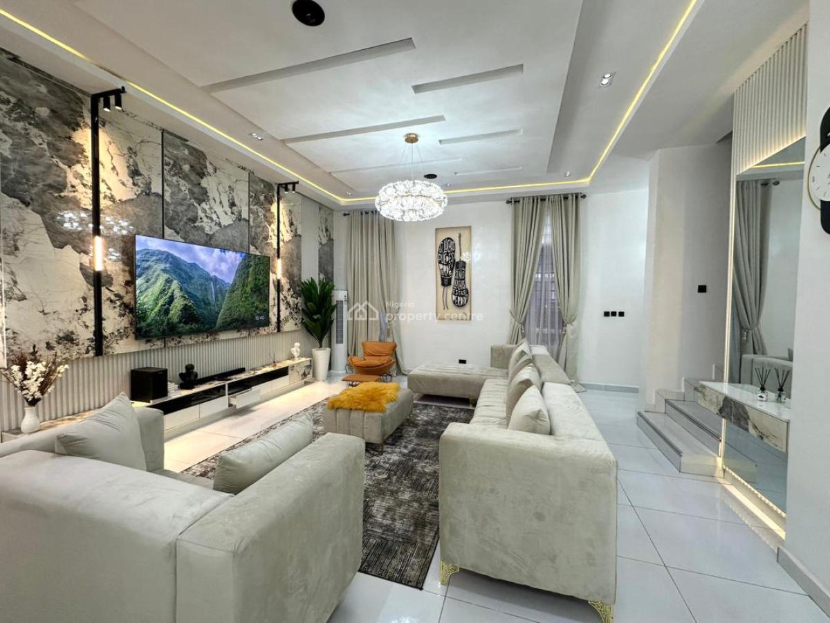 Lux 4bedroom Apartment in Ajah, Lekki Palm City Estate, Ajah, Lagos, Detached Duplex Short Let