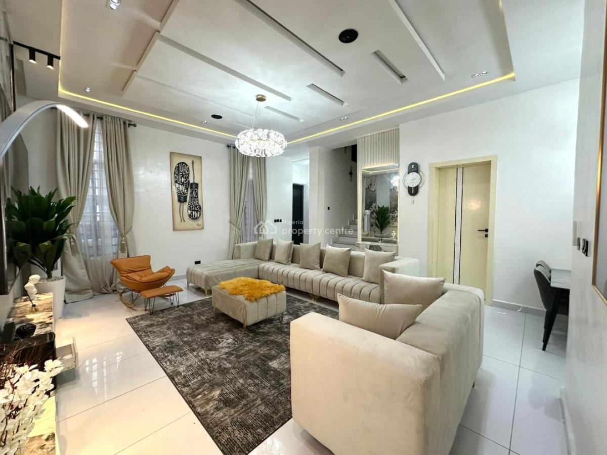 Lux 4bedroom Apartment in Ajah, Lekki Palm City Estate, Ajah, Lagos, Detached Duplex Short Let