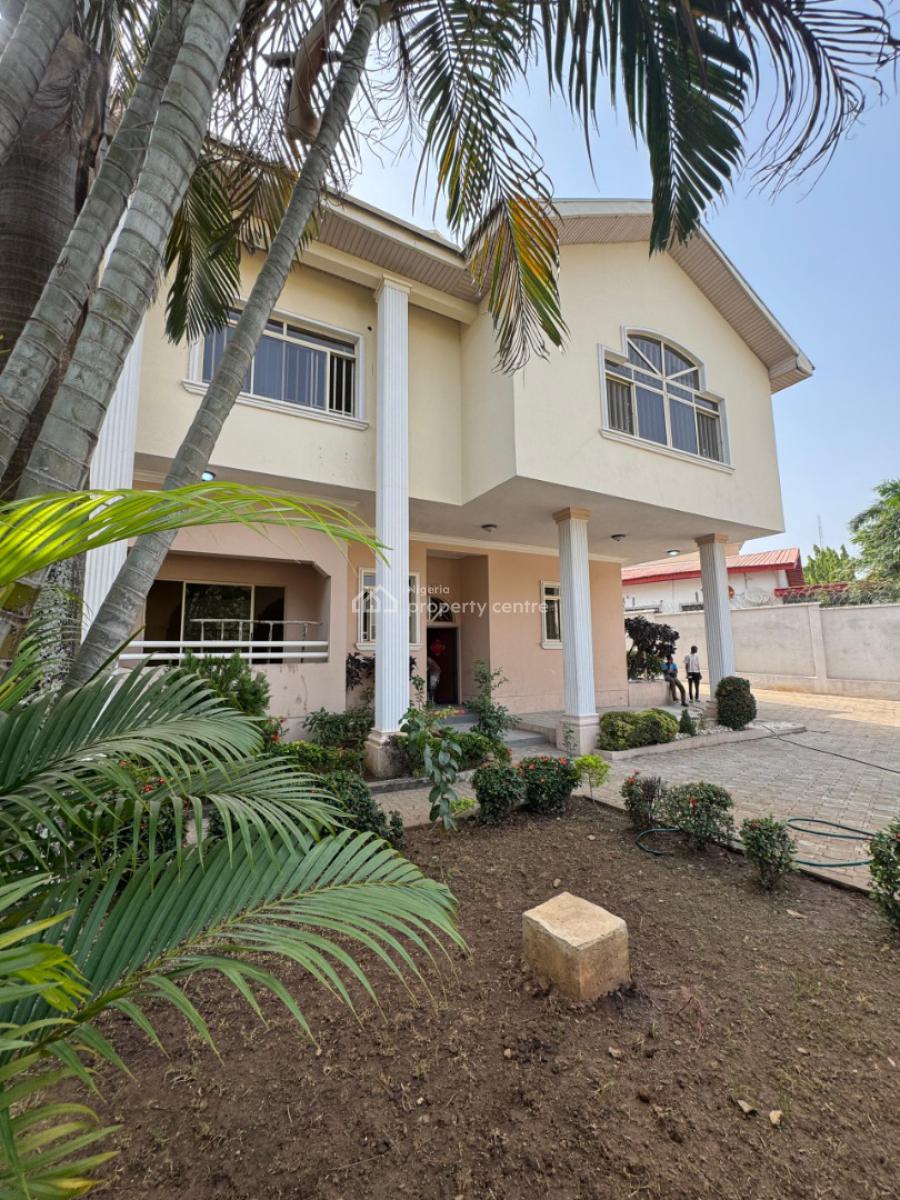 6-bedroom Semidetached Duplex with a 1-bedroom Bq, Maitama District, Abuja, Detached Duplex for Rent