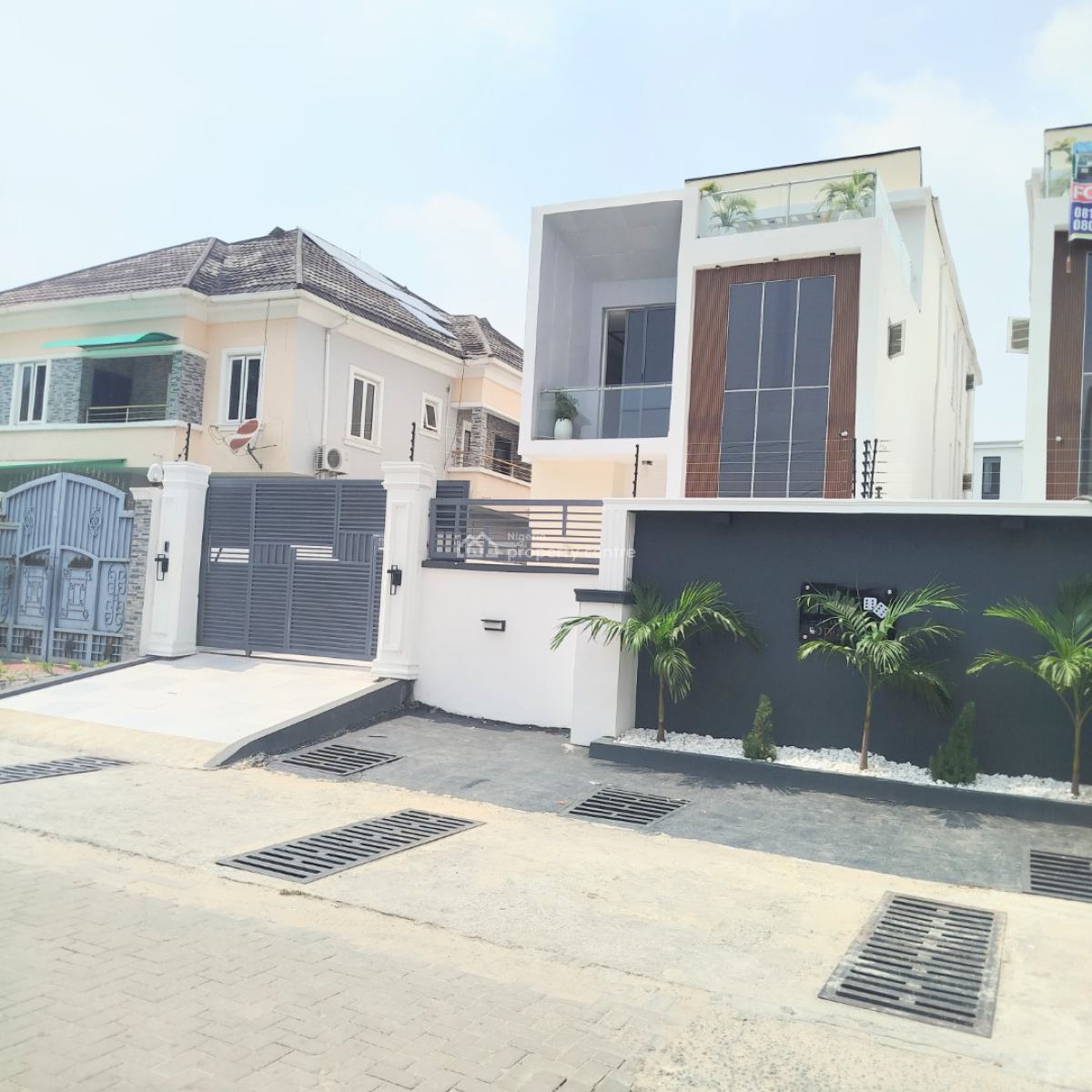 Luxury 5 Bedroom Fully Detached Duplex with Bq and Swimming Pool, Chevy View Estate, Lekki Expressway, Lekki, Lagos, Detached Duplex for Sale