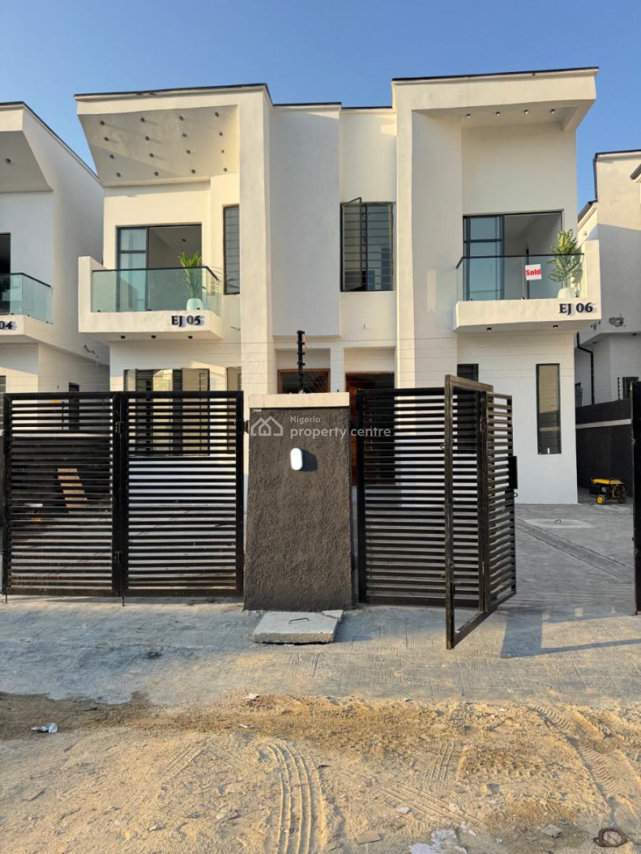 Cozy 4  Bedroom Semi-detached  Duplex with a Bq, Ikota, Lekki, Lagos, House for Sale