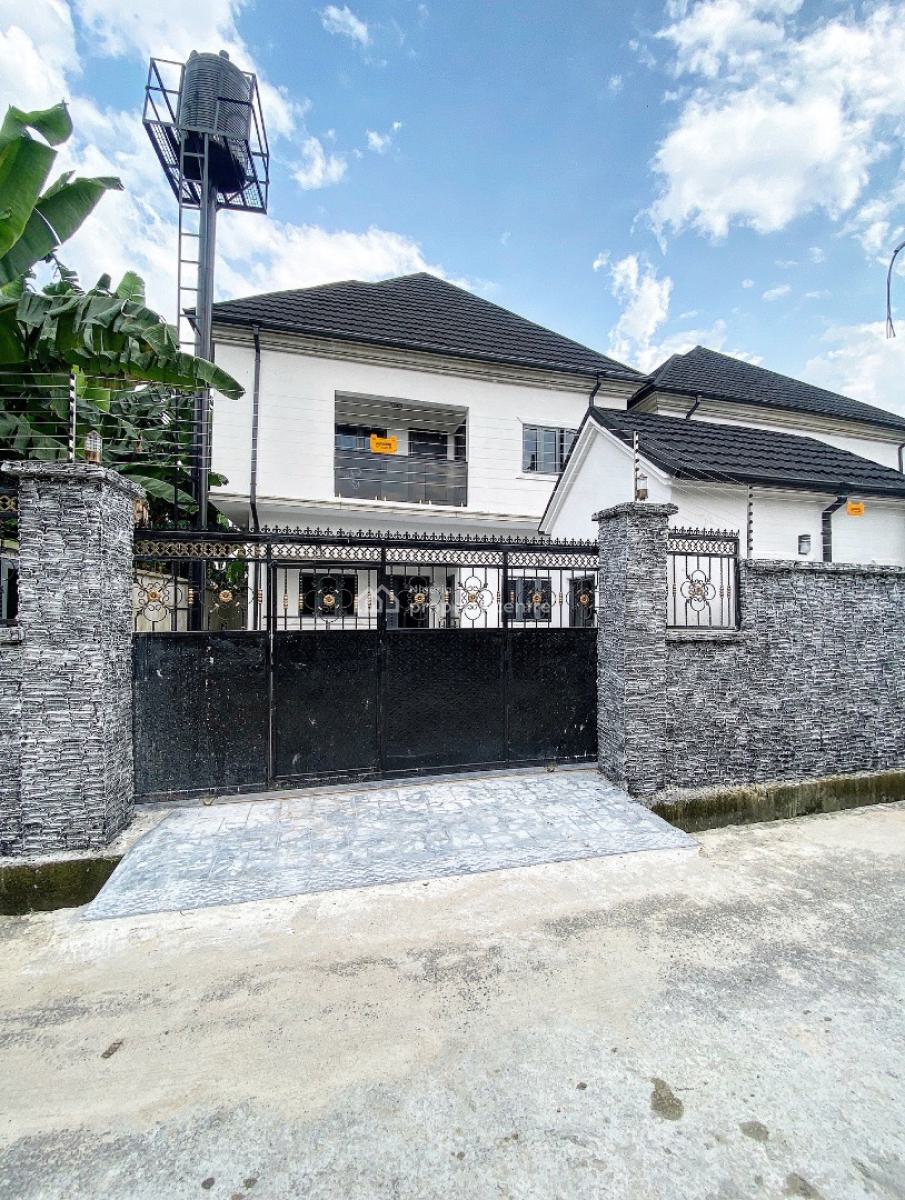 Newly Built 5 Bedroom Duplex with Gatehouse in Prestigious Estate, New Layout Opposite Naf Harmony Estate, Rukpakulusi, Port Harcourt, Rivers, Detached Duplex for Sale