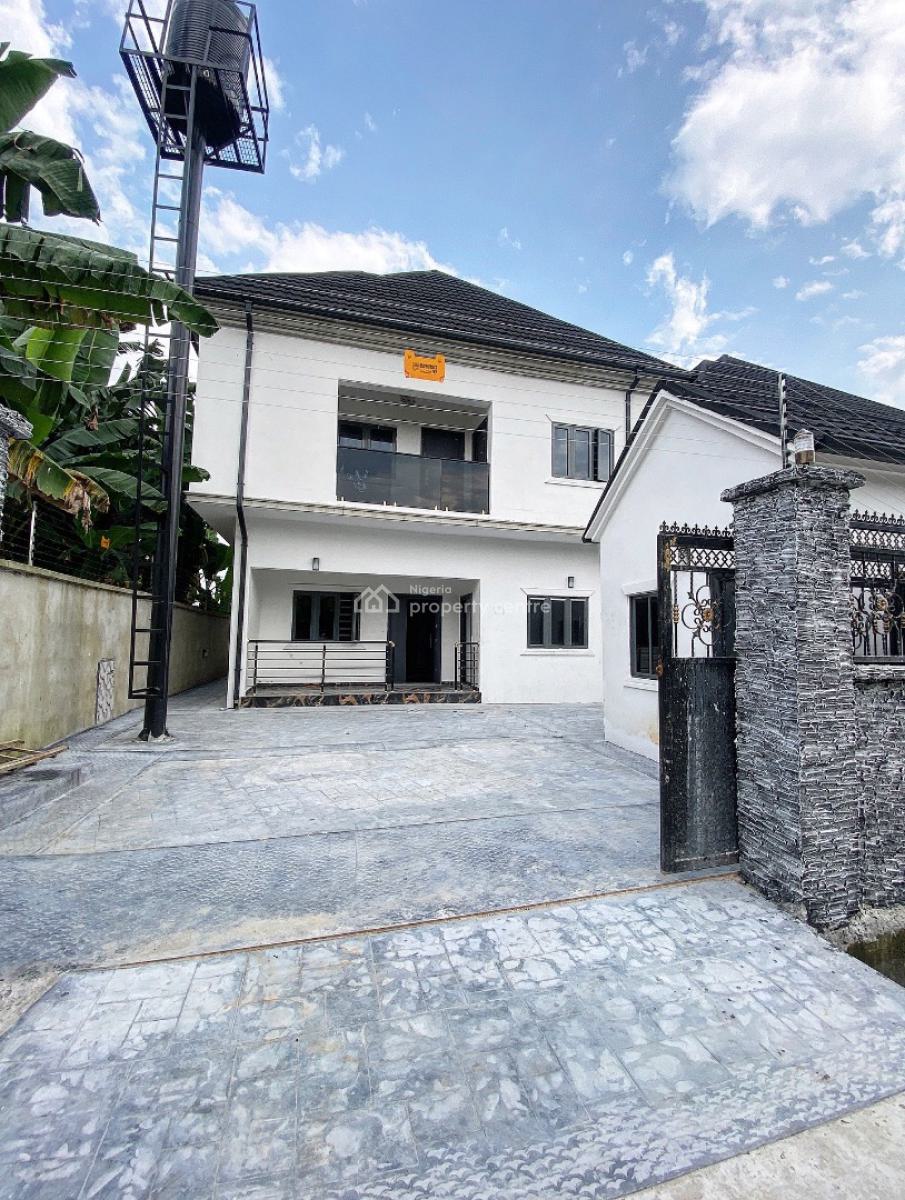 Newly Built 5 Bedroom Duplex with Gatehouse in Prestigious Estate, New Layout Opposite Naf Harmony Estate, Rukpakulusi, Port Harcourt, Rivers, Detached Duplex for Sale
