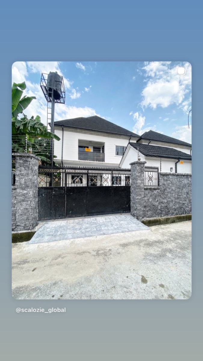 Newly Built 5 Bedroom Duplex with Gatehouse in Prestigious Estate, New Layout Opposite Naf Harmony Estate, Rukpakulusi, Port Harcourt, Rivers, Detached Duplex for Sale