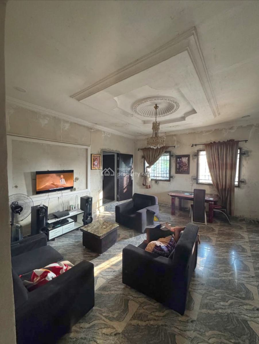 4 Bedroom Bungalow with Solar, Iwofe Road, Rumolumeni, Port Harcourt, Rivers, Detached Bungalow for Sale