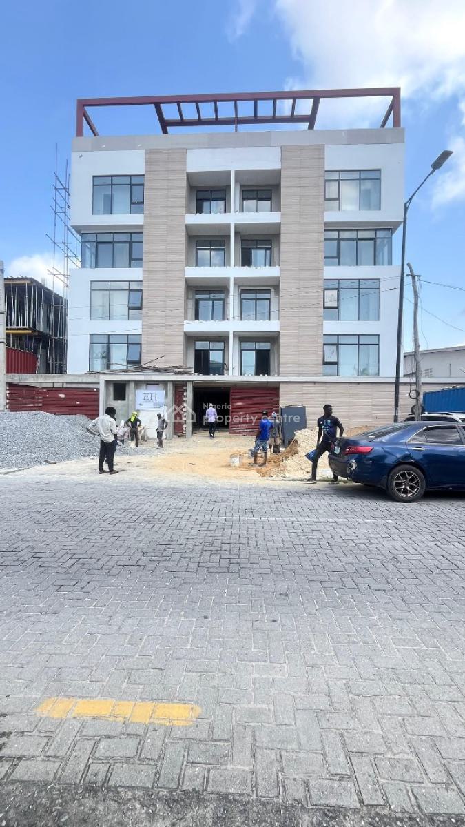 Newly Built 3 Serviced Bedroom Apartment with Bq in Serene Environment, Lekki Phase 1, Lekki, Lagos, Block of Flats for Sale