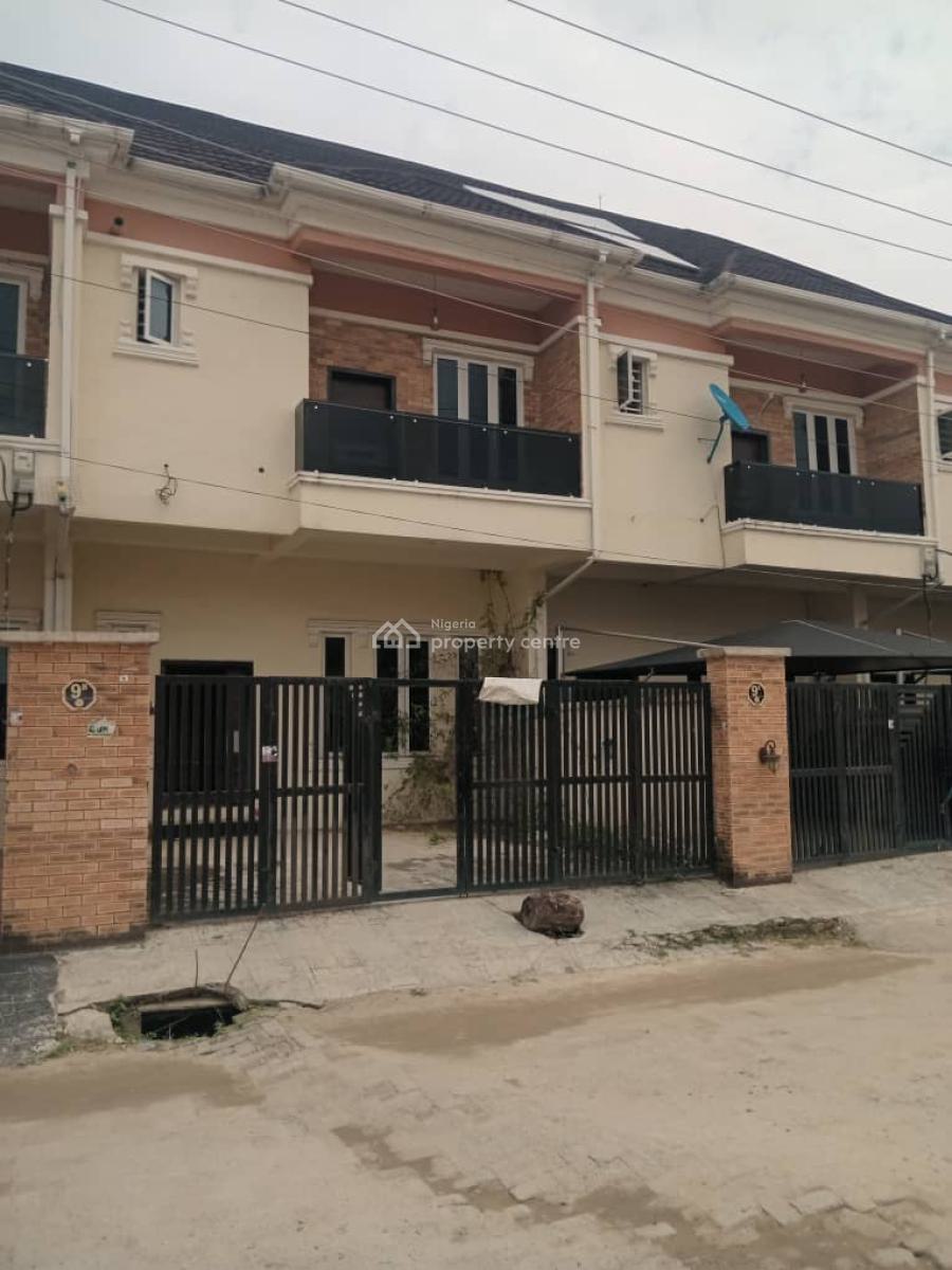 Partly Serviced 4 Bedroom Terrace Duplex, Lekki Palm City, Ajah, Lagos, Terraced Duplex for Rent