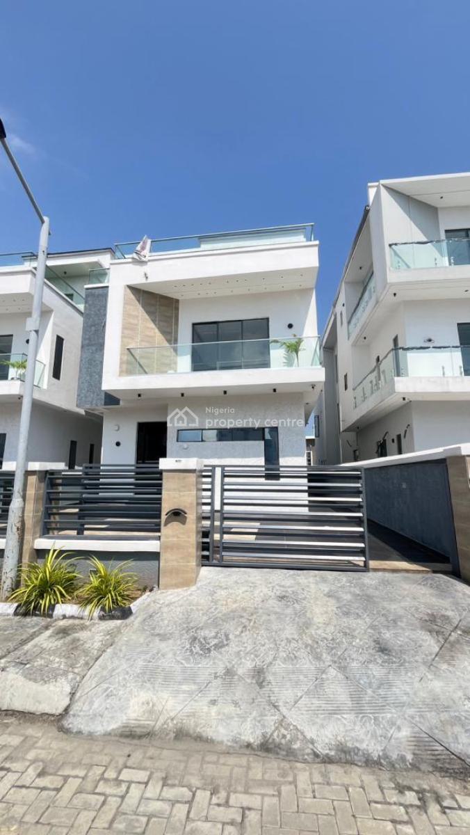 Well Built and Spacious 5 Bedroom Fully Detached Duplex with Bq and Po, Osapa, Lekki, Lagos, Detached Duplex for Sale