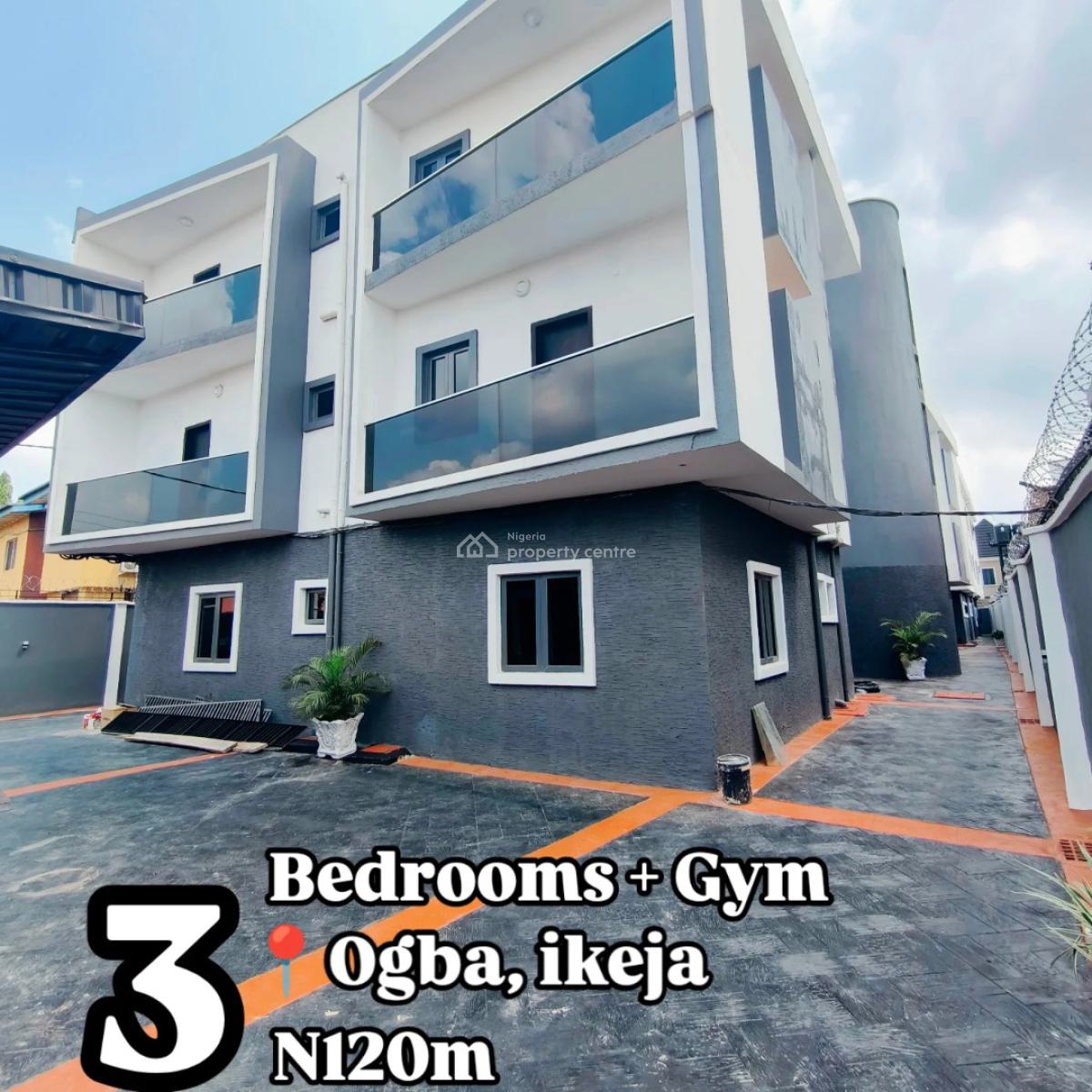 3 Bedroom Apartment, Ogba, Ikeja, Lagos, Flat / Apartment for Sale