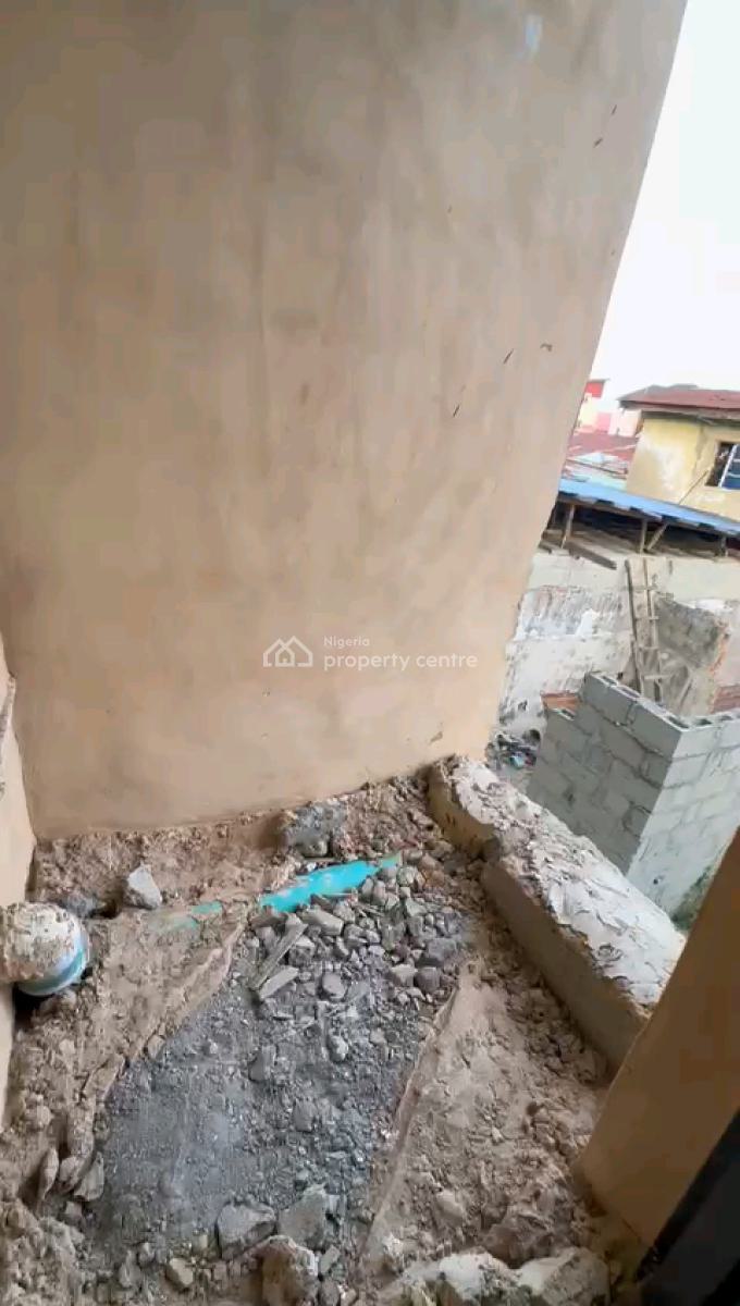 a Newly Built and Standard Room Self Contain, Upstairs, Ilaje Road, Bariga, Shomolu, Lagos, Self Contain (single Rooms) for Rent