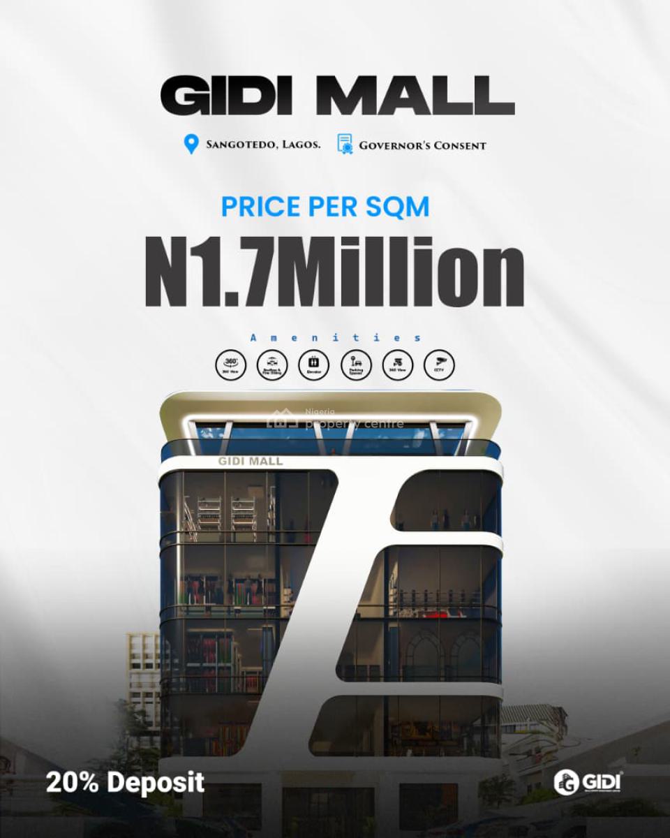 Gidi Mall_ All Business, One Address, By The Patron Hotel, Sangotedo, Lekki Expressway, Lekki, Lagos, Plaza / Complex / Mall for Sale