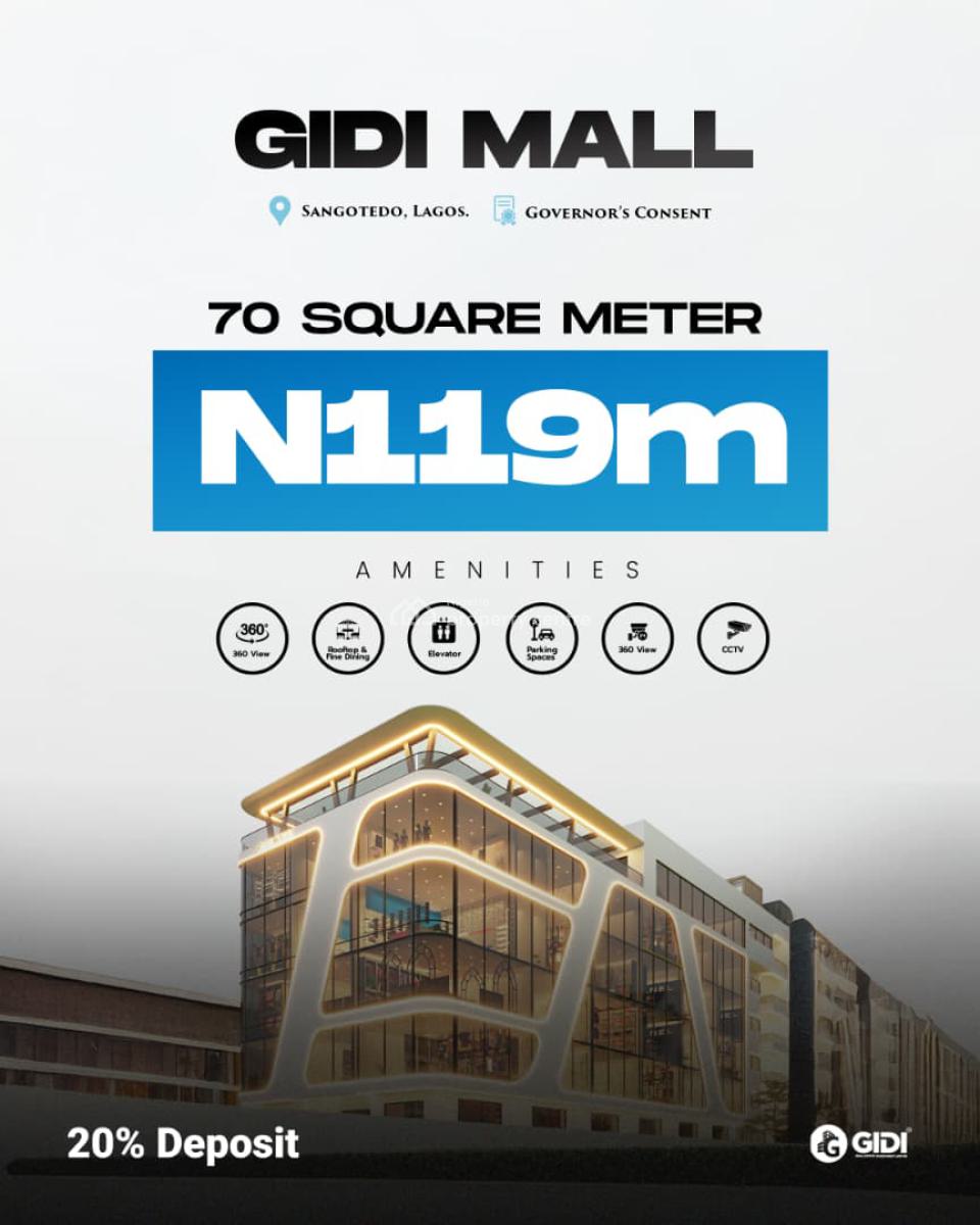 Gidi Mall_ All Business, One Address, By The Patron Hotel, Sangotedo, Lekki Expressway, Lekki, Lagos, Plaza / Complex / Mall for Sale