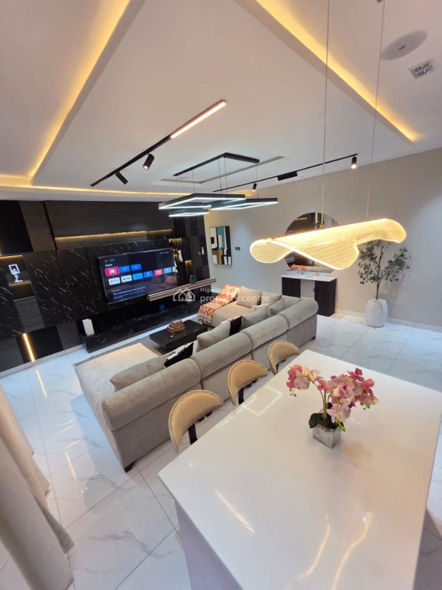 Luxurious Two Bedroom Apartment with Swimming Pool, Distance Seaview, Tunji Suleiman Street, Ilasan New Road, Ikate Elegushi, Lekki, Lagos, Flat / Apartment Short Let