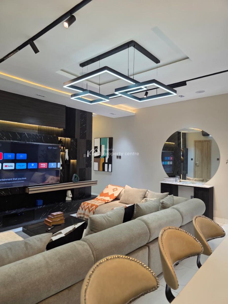 Luxurious Two Bedroom Apartment with Swimming Pool, Distance Seaview, Tunji Suleiman Street, Ilasan New Road, Ikate Elegushi, Lekki, Lagos, Flat / Apartment Short Let