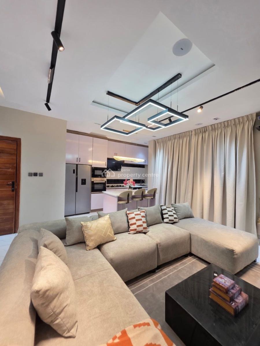 Luxurious Two Bedroom Apartment with Swimming Pool, Distance Seaview, Tunji Suleiman Street, Ilasan New Road, Ikate Elegushi, Lekki, Lagos, Flat / Apartment Short Let