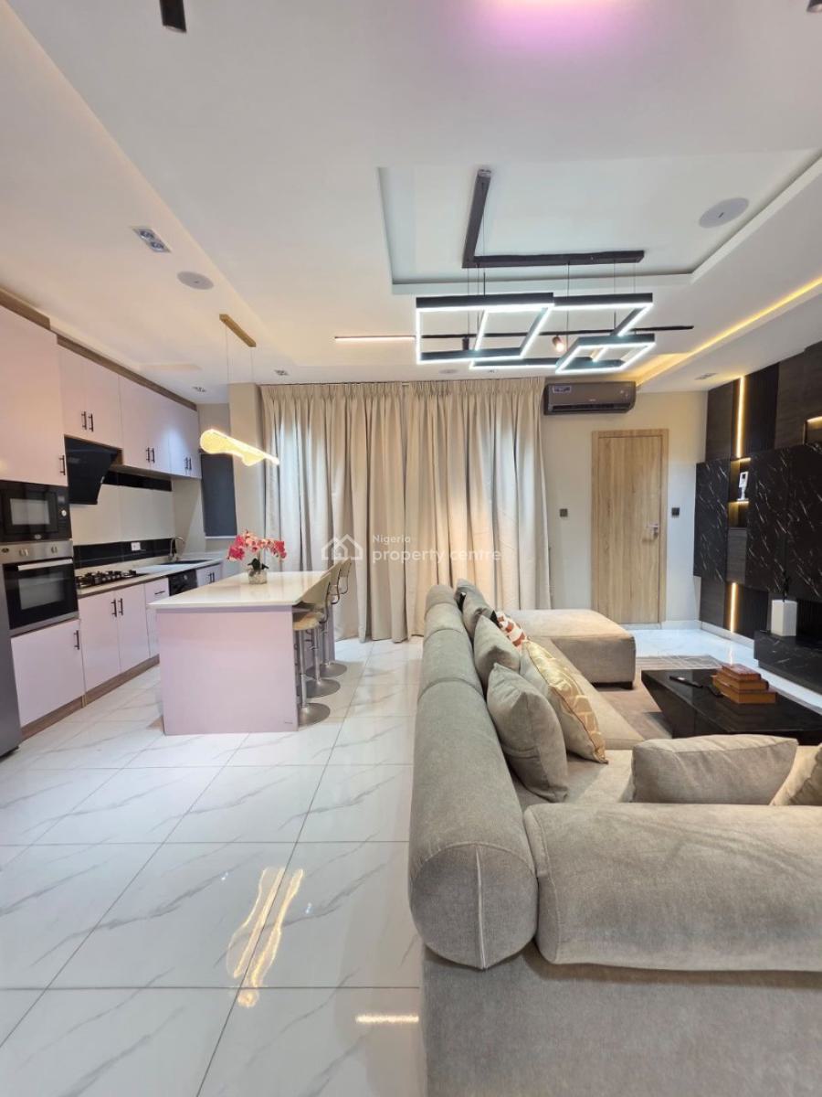 Luxurious Two Bedroom Apartment with Swimming Pool, Distance Seaview, Tunji Suleiman Street, Ilasan New Road, Ikate Elegushi, Lekki, Lagos, Flat / Apartment Short Let