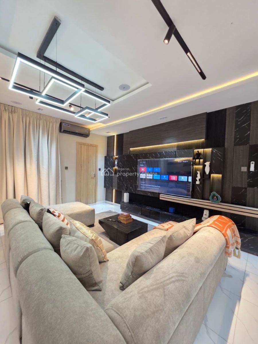 Luxurious Two Bedroom Apartment with Swimming Pool, Distance Seaview, Tunji Suleiman Street, Ilasan New Road, Ikate Elegushi, Lekki, Lagos, Flat / Apartment Short Let