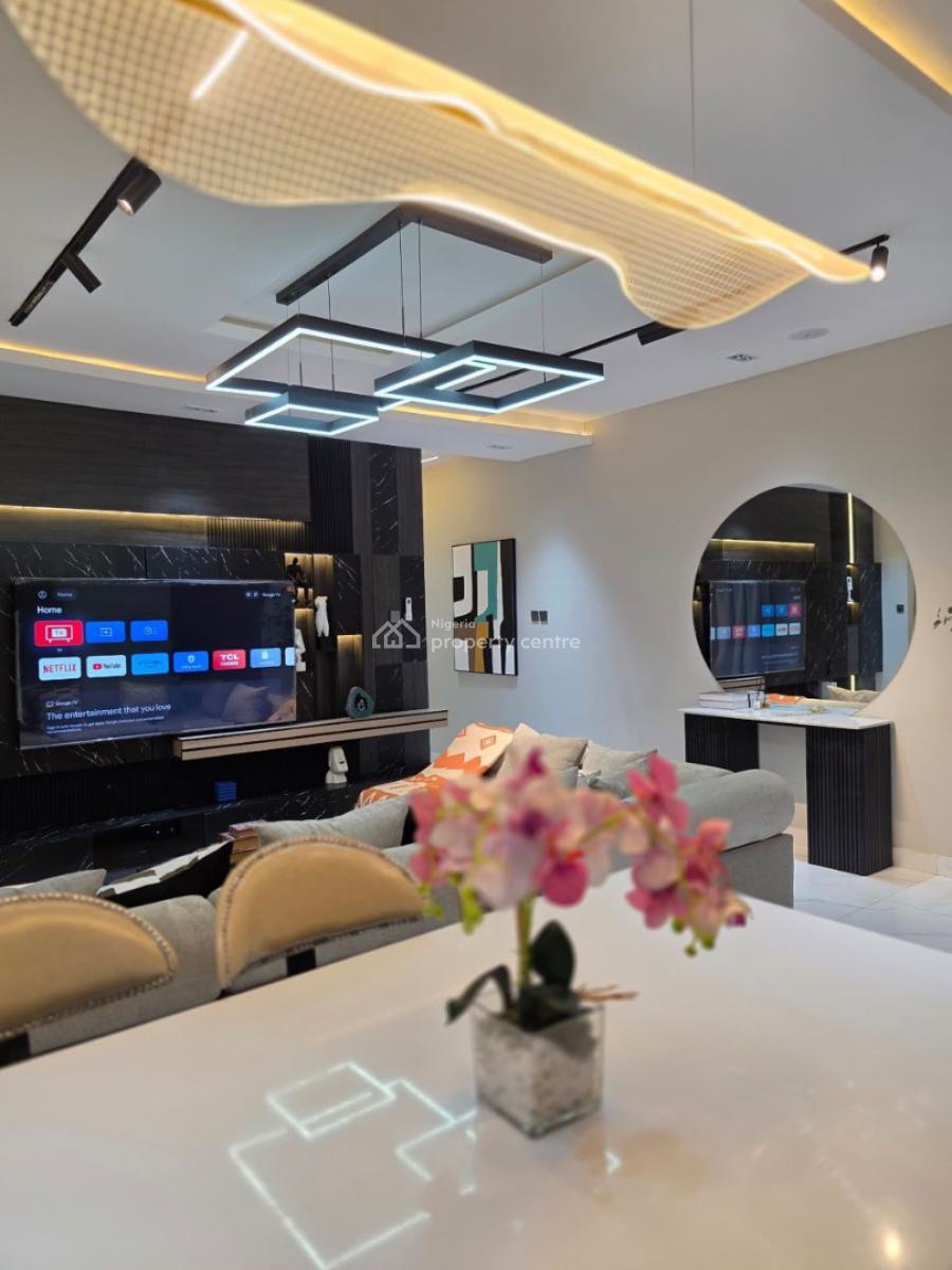 Luxurious Two Bedroom Apartment with Swimming Pool, Distance Seaview, Tunji Suleiman Street, Ilasan New Road, Ikate Elegushi, Lekki, Lagos, Flat / Apartment Short Let