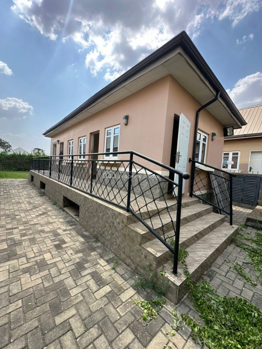 Luxury & Exclusive 4 Bedroom Bungalow with 2 Living Rooms, 3 Rooms Bq, Lugbe District, Abuja, Detached Bungalow for Sale