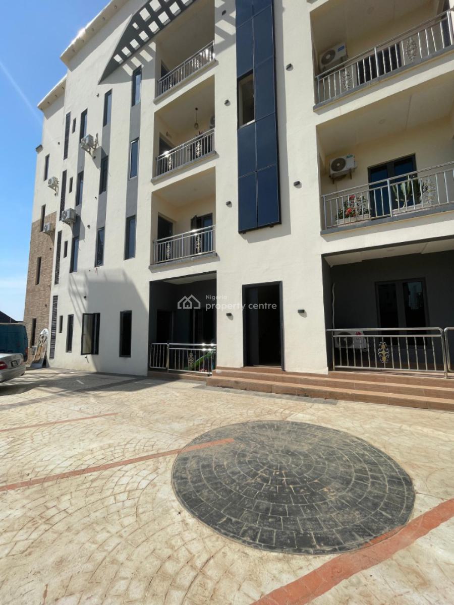 Well Built 3 Bedroom Flat Serviced with Acs, Wuye, Abuja, Flat / Apartment for Rent